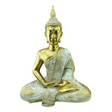 Figura Decorativa Buda 61.5cm Grande Feng Shui Zen Zn 