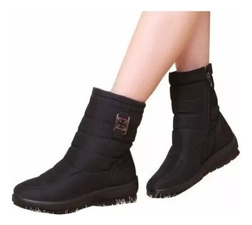 Conjunto De Botas Curtas Femininas Quentes E Impermeáveis