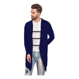 Blusa Moleton Masculina Cardigan Sobretudo Casaco De Frio