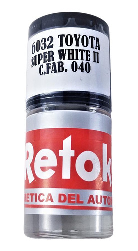 Cera Retoke Toyota Super White Ii Super Blanco Ii  C.f  040