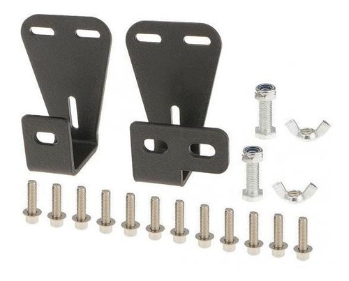 Para Wrangler Tj Yj Acero Hi-lift Hood Montaje Kit De