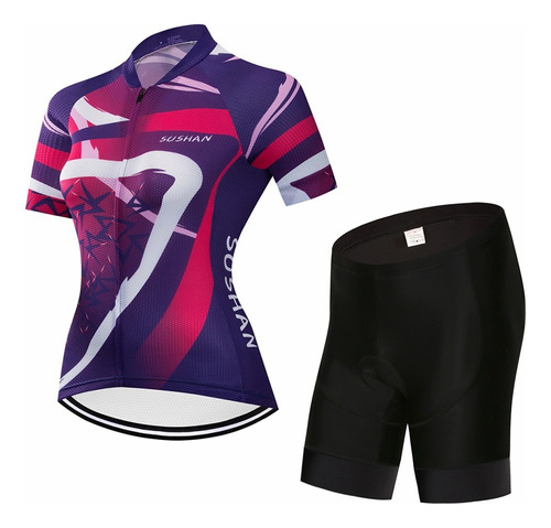 Maillot Ciclismo Mujer Slim Transpirable