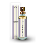 Perfume Amakha Paris Famous For Him 15ml Masculino Fragrância Amadeirada Edp Fixação Spray Presente Mini Notas