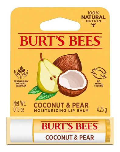 Bálsamo Labial Burt's Bees Coco Y Pera 