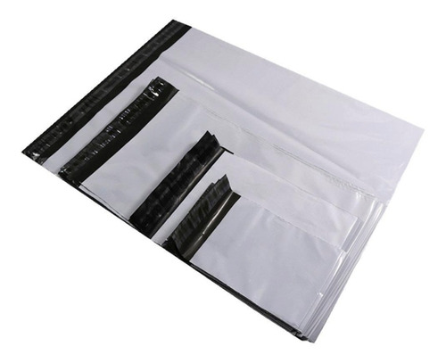 Embalagem Saco Plástico M Envelope Segurança 30x41cm 100 Uni