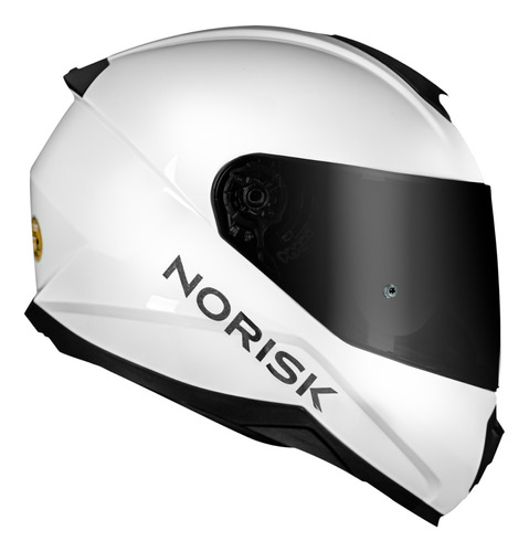 Capacete Norisk Ff802 Razor Monocolor Branco