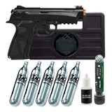 Kit C12 Airgun 4.5mm + 1 Tubete 500un + 05 Co2 + Itens