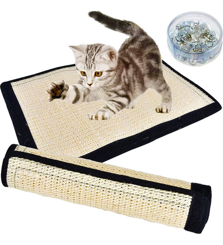 Juego De 2 Almohadillas Antiarañazos Para Gatos Y Muebles