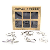 Kit 6 Puzles De Metal 3d Puzzle Enigma 6 Challenge 6 Puzzle