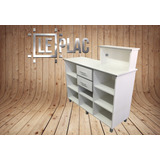 Mostrador Mueble Comercial Caja  1.50 Mts Blanco
