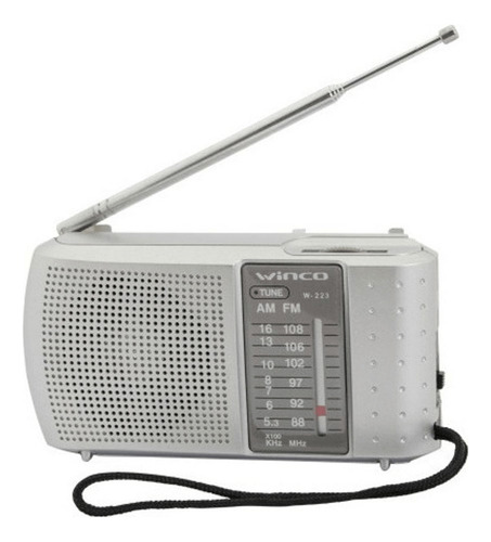 Winco W223g Radio Portatil De Bolsillo Am/fm