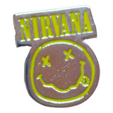 Nirvana Prendedor Metálico Banda De Rock (tipo Pin) Broche