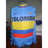 Camiseta De Ciclismo Colombia Bicicleta Exportacion Nueva