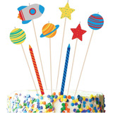 Velas De Cumpleaños Novedosas Amscan Out Of This World - 8 P