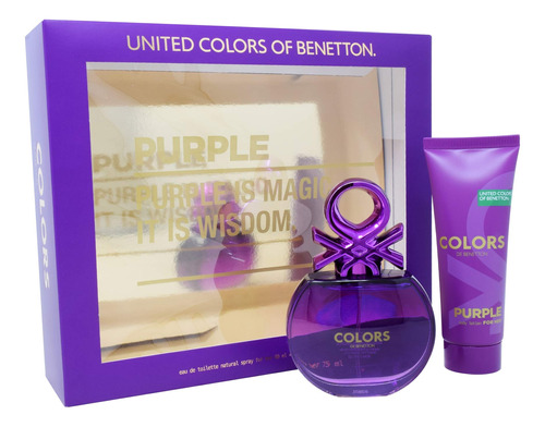 Perfume Benetton United Colors Morado Para Mujer 80ml