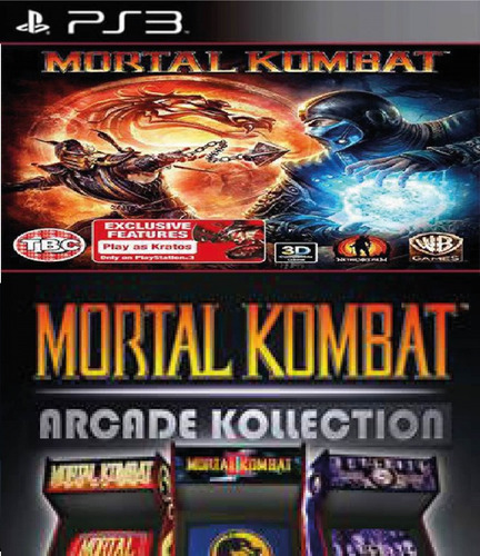 Mortal Kombat Komplete Y Mk Arcade Kollection 2 En 1  Ps3