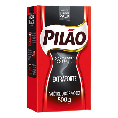 Café Torrado e Moído Vácuo Extra Forte Pacote 500g Pilão | MercadoLivre