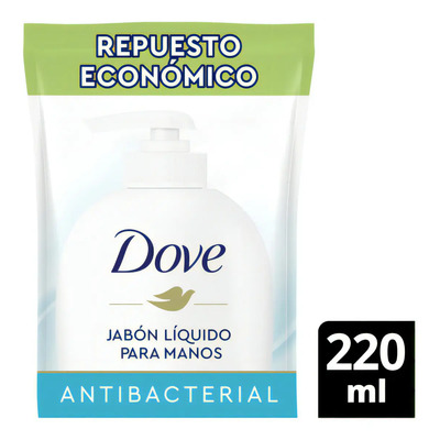 Refill Jabón Líquido para las manos Dove Antibacterial X 220 mL | MercadoLibre