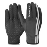 Guantes Largos Rockbros Invierno Ciclismo Con Reflectivos