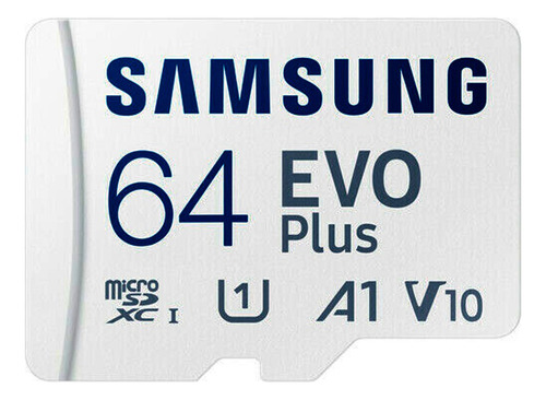 Tarjeta Memoria Micro Sd Samsung Evo Plus 64gb 4k 130mb/s