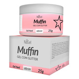 Gel Muffin 25g Nagel - Led/uv  Gel Com Glitter Para Unhas 