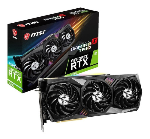 Placa De Video Msi Geforce Rtx3090 Gaming X Trio 24gb Gddr6x