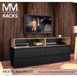 Rack Mueble Tv Living Modular Moderno  130