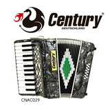 Cnac029 Acordeon 25 Teclas Gris 2512 Marca Century  