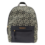 Mochila Backpack Tommy Hilfiger Mujer Casual Original Dama Mediana