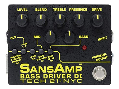 Sansamp Bass Driver Di V2 - Pedal De Bajo