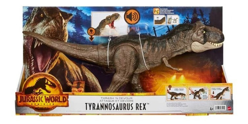 Tiranosaurio Rex Jurassic World Grande Mattel Jurasic Park
