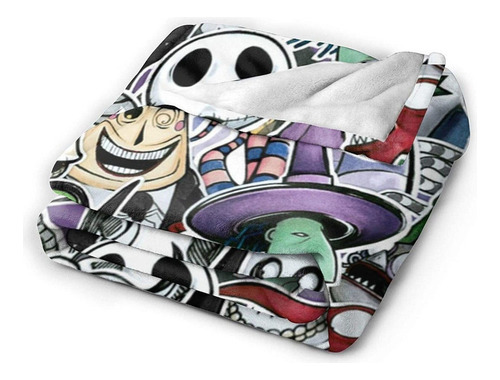 Nightmare Before Christmas - Manta Suave De Jack Skellington