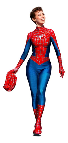 Fantasia Homem Aranha Feminina Cosplay Mary Jane Tobey Filme | Parcelamento sem juros