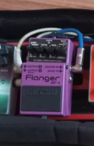 Pedal De Efecto Boss Flanger Bf-3  Violeta