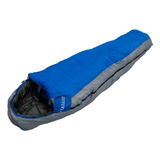 Bolsa De Dormir Impermeable Pharaon Xtreme1090 Momia Camping Color Azul