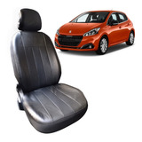 Funda Cubre Asiento Cuerina Acolchada Peugeot 208 13/19 Ent.