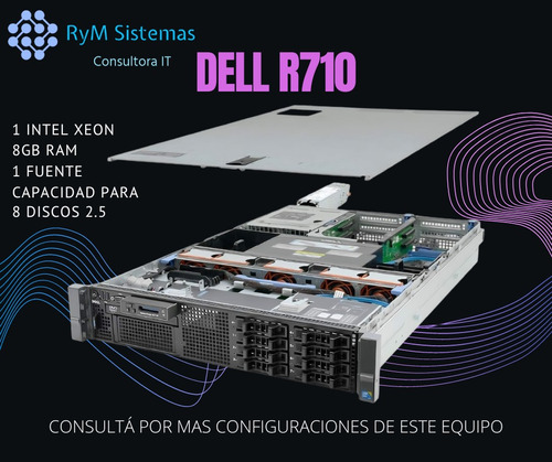 Servidor Dell R710 Impecable! Equipo Usado Como Nuevo!