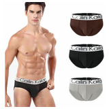 Kit 3 Trusa Para Hombre Bikini Ropa Interior Calzones