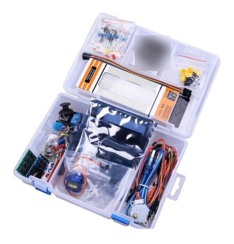 Kit Box Uno R3 Supercompleto Compatible Con Arduino Emakers