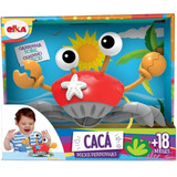 Brinquedo Para Bebe - Caca Mexe Perninhas Caranguejo - Elka