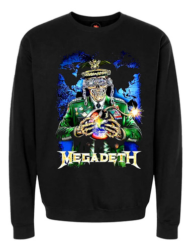 Buzo Estampado Varios Diseños Megadeth Bomba Militar