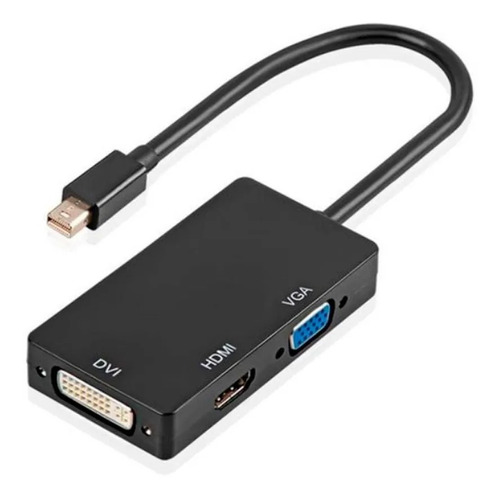 Adaptador Mac Mini Displayport 3x1 Hdmi Vga E Dvi