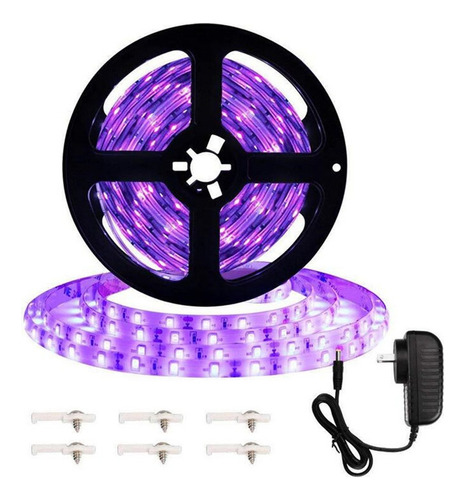 Tira De 300 Luces Led Uv Impermeables De 16.4 Ft Rope Luces