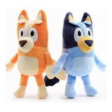 Dos Peluche Bluey Y Bingo 28cm Juguete Disney