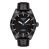 Reloj Tissot T1004303605102 Mens Es Prs516 Gts Pw80 Bk Ss Color De La Correa Negro Color Del Bisel Acero Inoxidable Color Del Fondo Negro