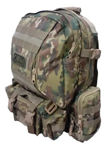 Mochila Táctica Grande Camuflada 65 Litros Militar Trekking