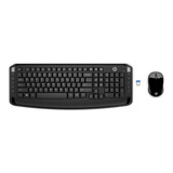 Hp 300 3ml04aa#abl Combo De Teclado Y Mouse Inalámbrico