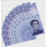 10 Billetes 500mil Bolivares Venezuela Nuevos 