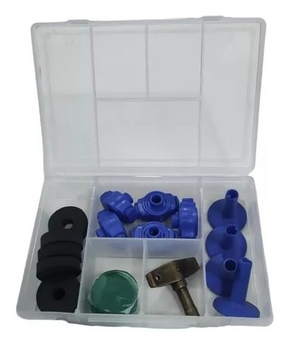 Kit Bateria Mariposa Felpa Bases Llave Arandela Geles Cuota