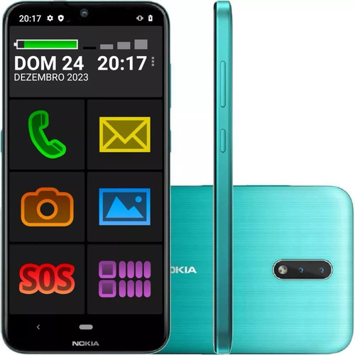 Celular Nokia Plus P/ Idosos Ícones Tela Grande Com Whatsapp